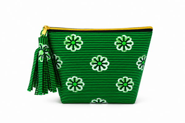 Pochette colorée en tissu africain Pochette Victorine